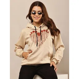 CSP FASHION Women Printed Hooded Sweatshirt-picture-16