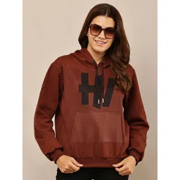 CSP FASHION Women Printed Hooded Sweatshirt-picture-19
