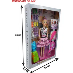 ctc creation Dolls for Girl’s House Surprise Shine Shoe Plastic Doll House Set-picture-17