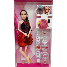 ctc creation sparkle Doll Toys Set with hat and crown.-picture-22