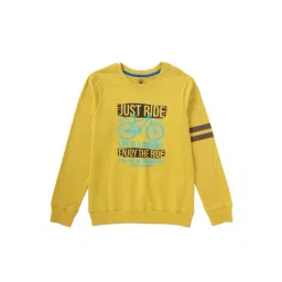 Cub McPaws Kids Yellow Printed Sweatshirt-picture-14