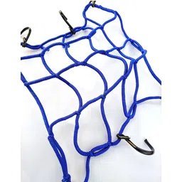 cubeon go NUniversal Super Strong Bungee Caret/Seat Jali for Universal Bikes (BLUE) Vehicle Cargo Net-picture-24
