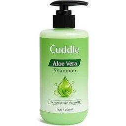Cuddle Aloe Vera Shampoo for Intense Hair Treatment – Gentle Scalp Care, Hydration & Shine, Reduces Irritation, Softens Dry Hair, Daily Use for Men & Women – 450ml-picture-50