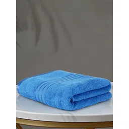 Cuddle cotton Blue Requisite 100% 400 GSM Cotton Bath Towel-picture-12