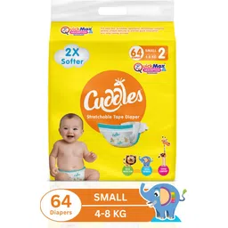 cuddles Stretchable Tape Diapers - S-picture-23