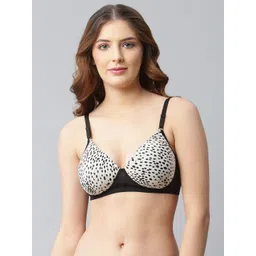CUKOO Black & White Animal Bra Lightly Padded BP21-018-picture-38