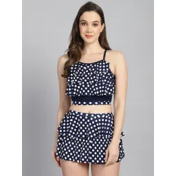 Cukoo Blue Polka Dot Swimwear Set-picture-11