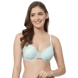 Cukoo Green Printed Full Coverage Padded Everyday Bra-picture-23