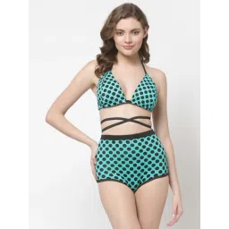 Cukoo Green Printed Two Pieces Swimwear-picture-45