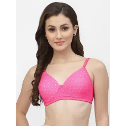 Cukoo Pink Printed Full Coverage Padded Everyday Bra-picture-26