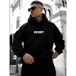 culish Men Printed Hooded Sweatshirt image 1