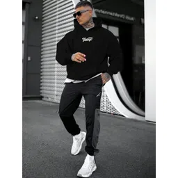 culish Men Printed Hooded Sweatshirt image 5