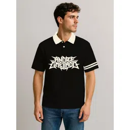culish Men Typography Polo Collar Applique T-shirt-picture-21