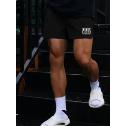 culish Men Typography Printed Mid-Rise Running Sports Shorts-picture-12