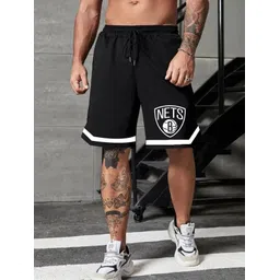 culish Printed Men Black Sports Shorts-picture-12