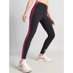 CULT COMFlex Women Black Transform Colourblocked High-Rise Tights-picture-15