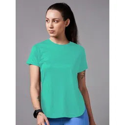 cult Cultsport Women Solid Moisture Wicking Round Neck T-Shirt-picture-33