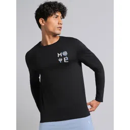 CULT Men's Black Courtside Print Full Sleeve T-shirt-picture-24