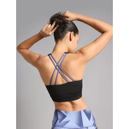 CULT Women Black Hype Up High Support Training Bra-picture-11