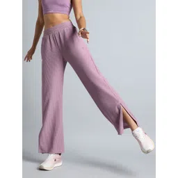 CULT Women Purple Move it Highwaist Trackpants-picture-22