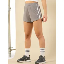 CULT Women's Grey Training Essentials Sports Shorts-picture-24