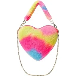 cult factory Pretty Baby Bag Love Shape Purse for Kids Girls Mini Hand Bag for Girls with Chain-picture-42