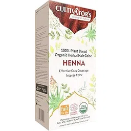 Cultivator's 100% pure Organic Henna powder for hair | Natural Henna powder for hair color and growth | USDA certified henna powder for hair No chemical or additive | Ayurvedic Heena -100gm-picture-15