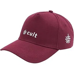 CULTSPORT Head Caps for Men & Women | Adjustable Strap | Caps for All Sports | Gym Caps for Men & Women | Maroon-picture-13