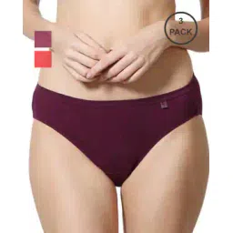 cumsin Pack of 3 Women Briefs with Elasticated Waist-picture-21
