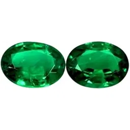 cuonna gems gallery पाचू रत्न खडा एमराल्ड स्टोन Original Panna Stone Zambian Pathar 4 Carat Emerald Stone Igl Certified 4.36 Ratti Amazing Pair Of Chintamani Stone For Wearing Jyotish Purpose पन्ना नग-picture-25