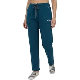 cupid Loose Fit Warm Fleece Sweatpants, Solid Elastic Sports Trouser, Winter Wear Joggers for Night n Gym for Girls_M to 5XL-picture-10