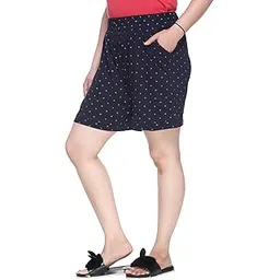 cupid Women Printed Cotton Comfortable Barmuda/Shorts for Sports, Yoga, Daily Use Gym, Night Wear, Casual Wear for Ladies, 2XL to 7XL-picture-23