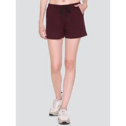 CUPID Women Solid Above Knee Regular Fit Cotton Mid-Rise Shorts-picture-20