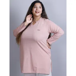 CUPID Women Solid V-Neck Cotton Top-picture-17