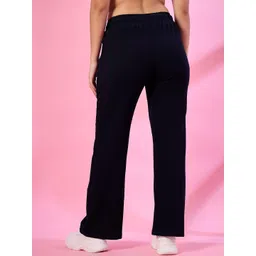 cupid Women Solid Black Track Pants image 2