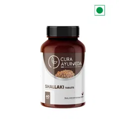 Cura Ayurveda Shallaki 100% Natural Joint Wellness Tablets - 60 Tablet-picture-36