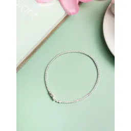 Curio Cottage 925 Silver Solitaire CZ Studded Sterling Bracelet-picture-20