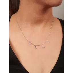 Curio Cottage 92.5 Sterling Silver Soul Necklace for Women-picture-44