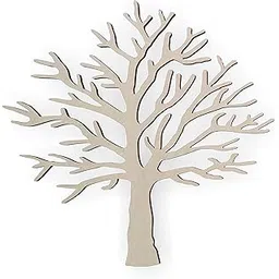 Curious Button Set of 6 pcs Wooden Shape Tree Cutout – Unfinished Cabinet Grade MDF Wooden Tree Decor, Home Decor Wooden Trees for Crafts, Family Tree.-picture-31