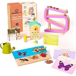 Curious Cub Montessori Learning Wooden Baby Toys| Box 8: 16+ Months | Montessori Toys For 1 Year Old |Fine Motor Skills, Hand-Eye Coordination |Early Child Development | Baby Birthday Gifts 1 Year Old-picture-28