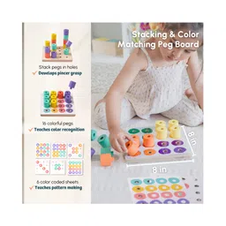 Curious Cub Montessori Learning Wooden Toys Box 9 (10pcs) image 3