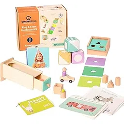 Curious Cub Montessori Learning Wooden Baby Toys |Box 5: 9+ Months| Montessori Toys for 9-12 Months |Fine Motor Skills Development| Sensory & Educational Toy | Engaging Toy for Kids|Wooden Puzzles-picture-31