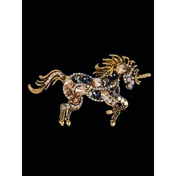 Curren Gold-Toned Metal Statement Brooch-picture-28
