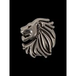 Curren Lion Head Minimal Brooch-picture-20