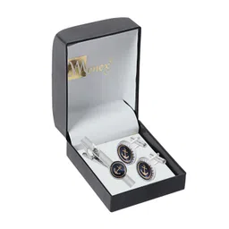 Curren Men Brass Tie Pin and Cufflinks-picture-27