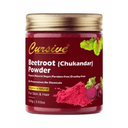 CURSIVE 100% Pure Beetroot Powder For Hair & Skin - 100 g-picture-32