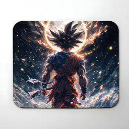 CurveMat Premium Design, Goku, Rubber Base, Waterproof, 24x20cm Mousepad Non Slip Base Mousepad-picture-24