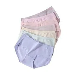 curvex Pack of 7 Full-Coverage Brief Panties-picture-35