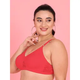 Curvy Love Full Coverage Non Padded Cotton Everyday Bra With All Day Comfort image 4