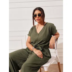 curvy street Solid Women Jumpsuit-picture-14
